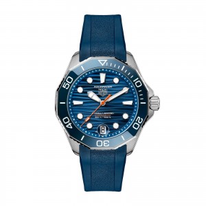TAG Heuer aquaracer professional 300 date 42mm herreklokke blå gummi WBP5111.FT6259