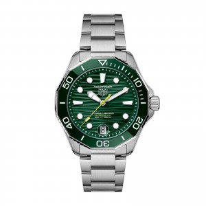 TAG Heuer aquaracer professional 300 date 42 mm herreklokke grønn WBP5116.BA0013